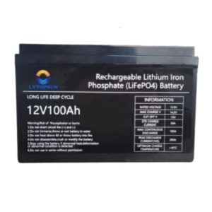 SOLAR LITHIUM BATTERY 12V 100AH