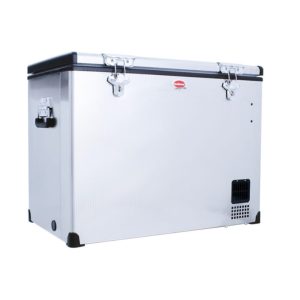 SnoMaster - 80L Single Compartment Stainless Steel Fridge/Freezer AC/DC