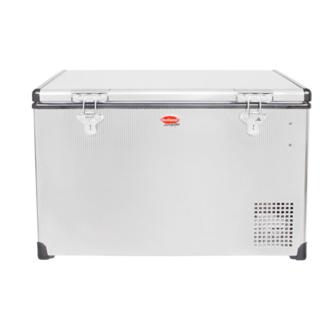 SnoMaster - 75L Single Compartment Stainless Steel Fridge/Freezer AC/DC