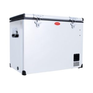 SnoMaster - 95L Single Compartment Stainless Steel Fridge/Freezer AC/DC