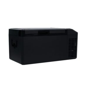 SnoMaster - 21L Black Plastic Fridge/Freezer With Heating Function 12V