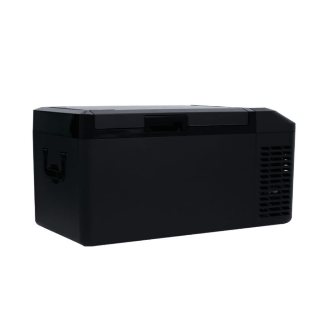 SnoMaster - 21L Black Plastic Fridge/Freezer With Heating Function 12V