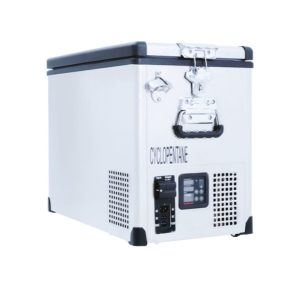 SnoMaster - 40L Dual Compartment Stainless Steel Fridge/Freezer AC/DC